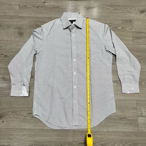 Banana Republic Men Non-Iron Classic Fit Long Sleeves Polo Dress Shirt - Small - Picture 3 of 5